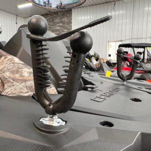 Pack Rack & Accessory Anchor for CFMoto Quick Attach, Pair - Gun Rack & Flex Grip Utility Holder