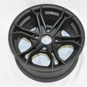 FRONT ALUM. RIM, MATTE BLACK, CFMoto OEM - 9SW0-070100-0B200