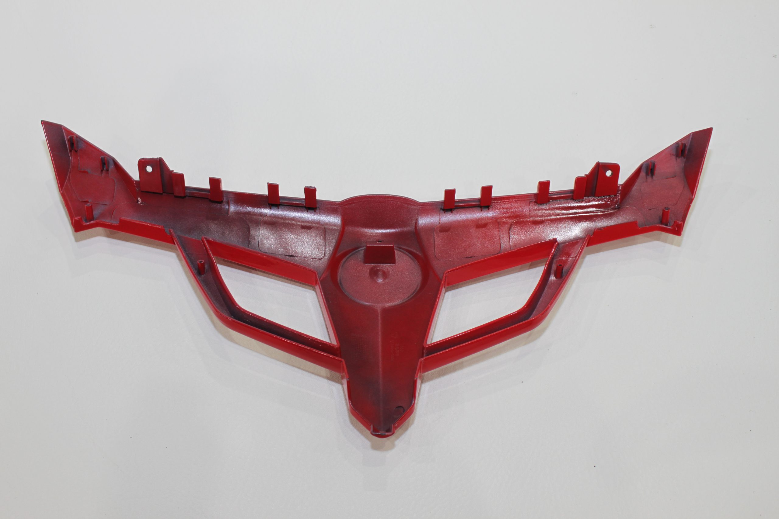 FRONT DECO PANEL, FERRARI RED, CFMoto OEM - 7000-042612-0R40 - Image 3
