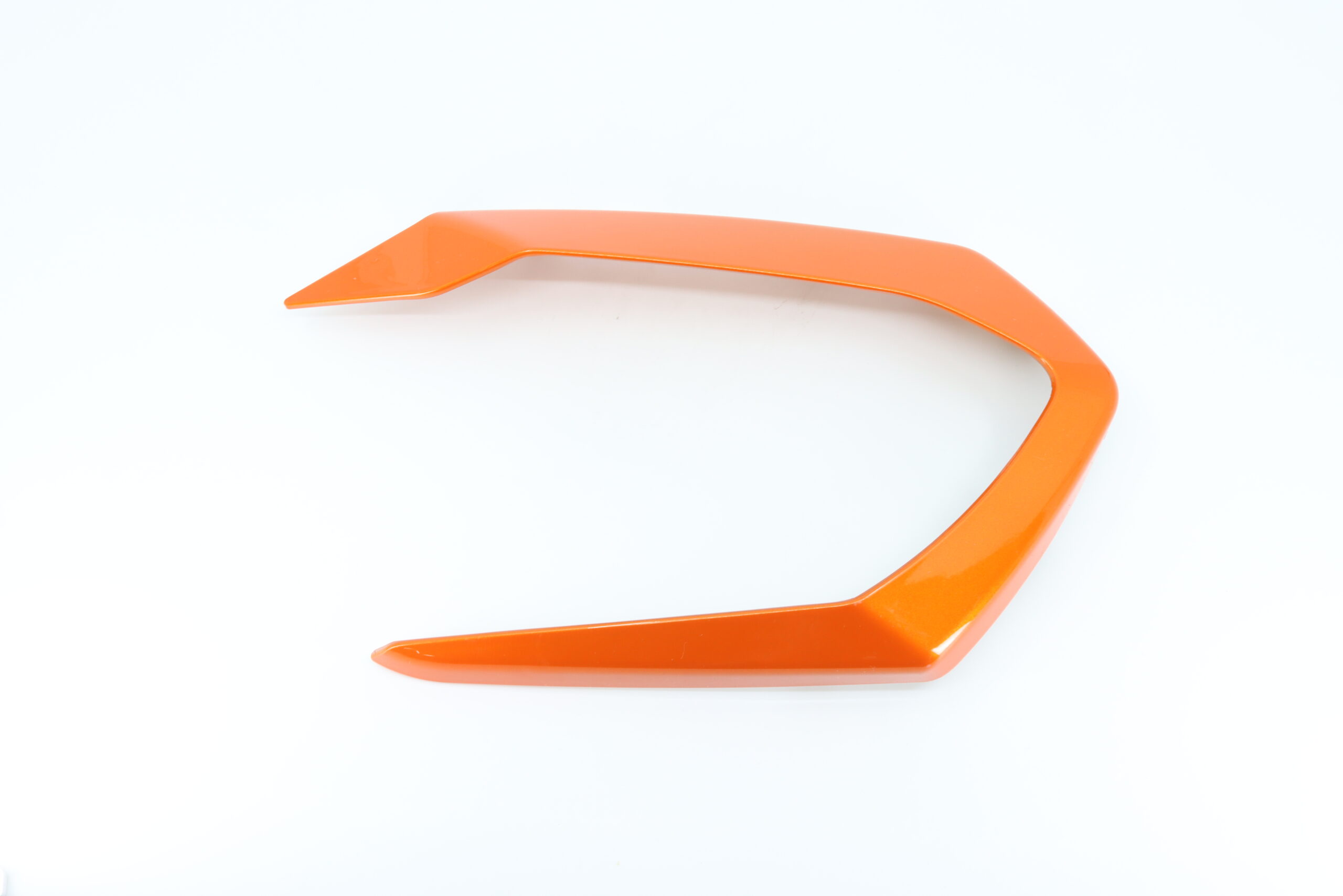 DECO PLATE, HAND GUARD - LAVA ORANGE - LEFT - CFMoto OEM - 9AWA-101202-0YD00