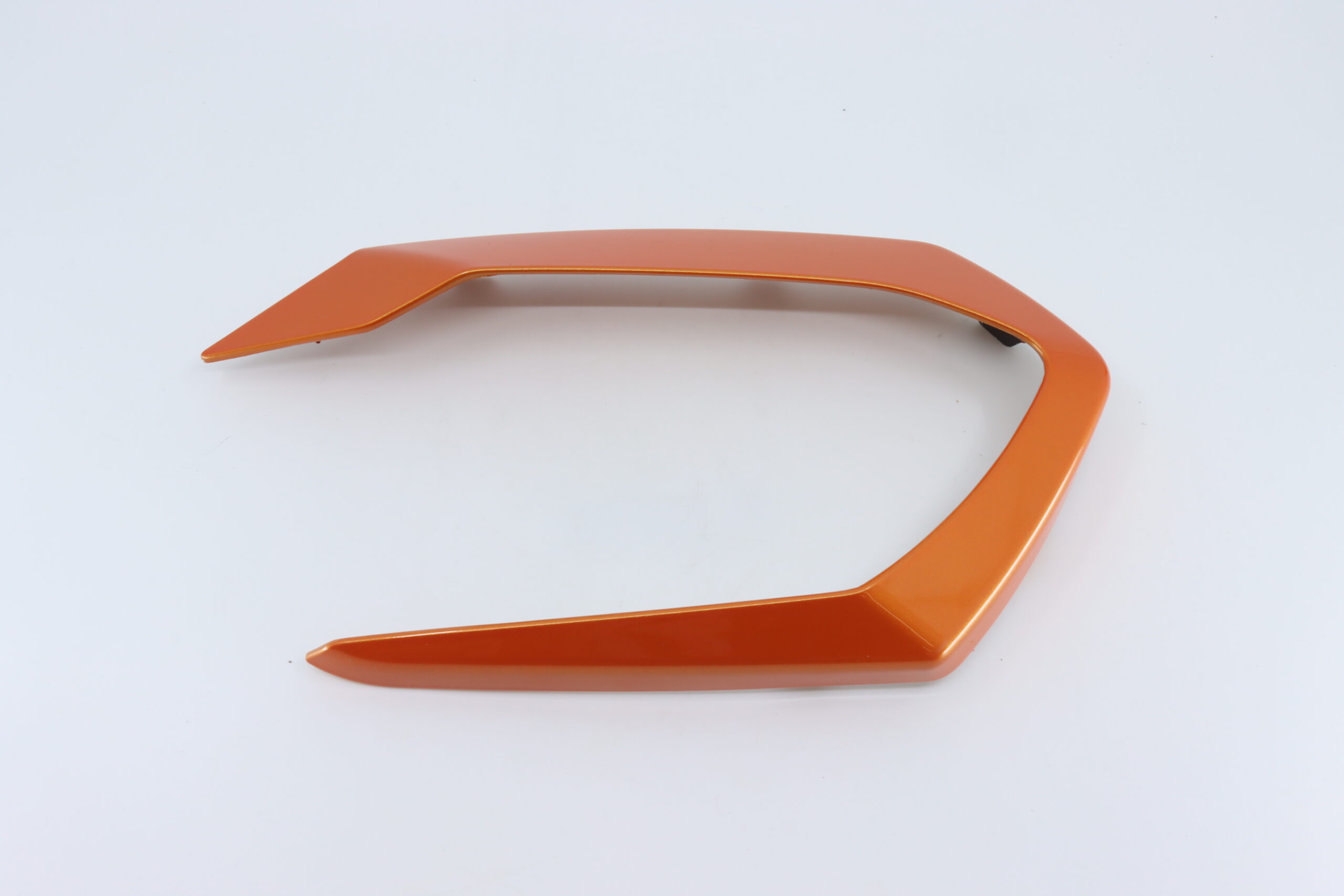 DECO PLATE, HAND GUARD - CRYSTAL ORANGE - LEFT - CFMoto OEM - 9AWA-101202-0Y600