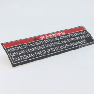 EMISSION CONTROL DECAL, CFMoto OEM - 9CR6-190204