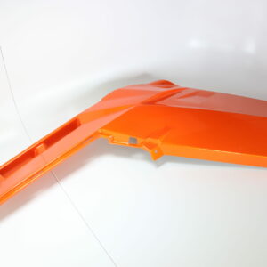 REAR DECO PLATE - LAVA ORANGE - RIGHT - CFMoto OEM - 9060-040004-0YD00