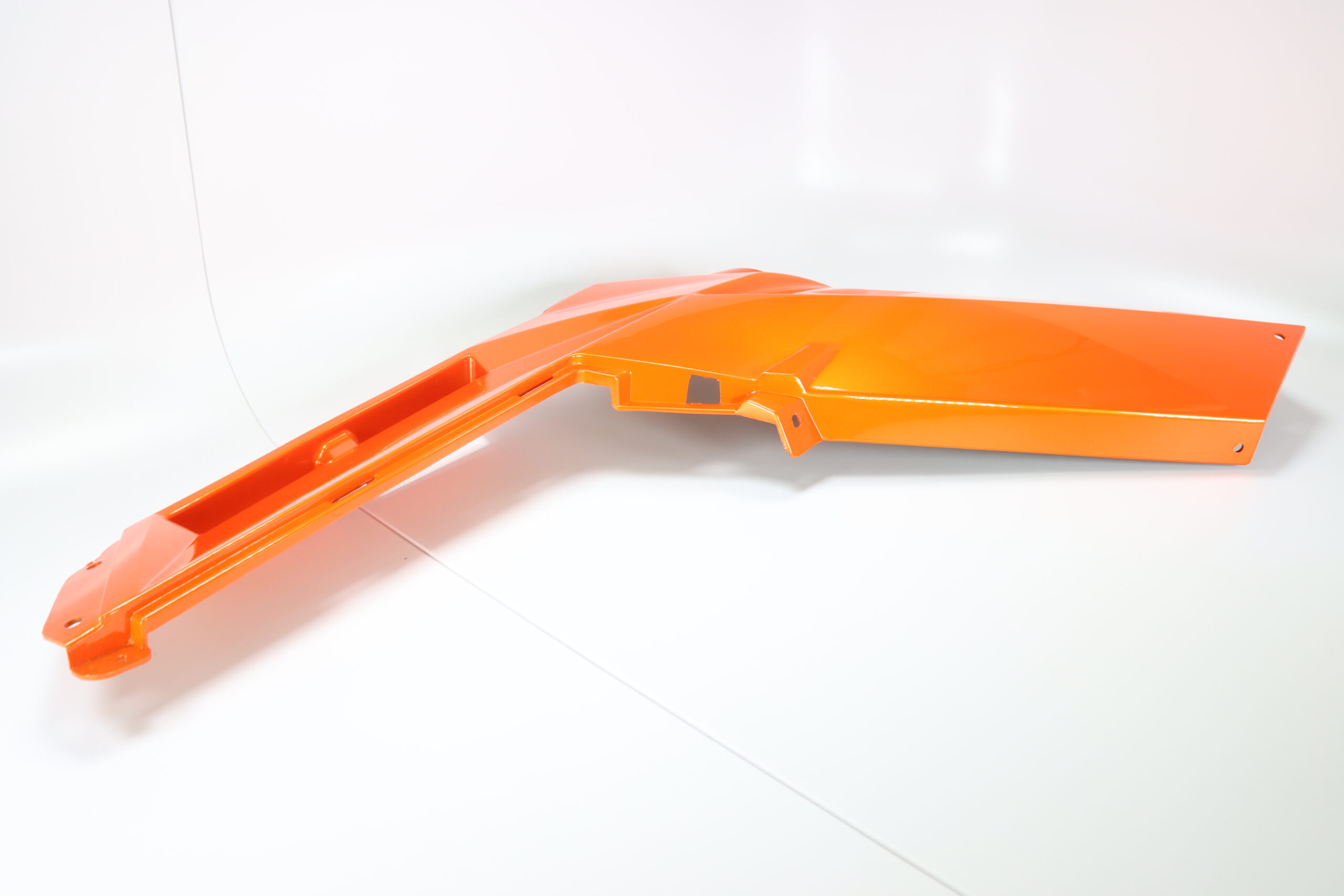 REAR DECO PLATE - LAVA ORANGE - RIGHT - CFMoto OEM - 9060-040004-0YD00 - Image 2