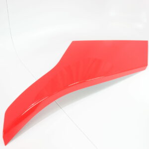 DECO PLATE, UPPER DOOR - FIRE RED - LEFT - CFMoto OEM - 5BY0-371001-0R400