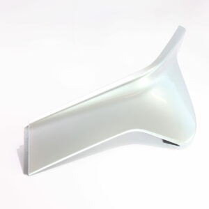 UPPER DECO PLATE, HEADLIGHT - ULTRA SILVER - LEFT - CFMoto OEM - 5BY0-041022-0VF00