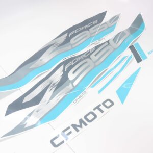 DECAL KIT - MERCURY SILVER - CFMoto OEM - 5BYA-190010