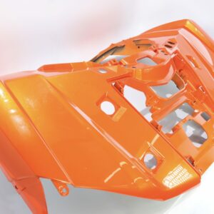 FRONT FENDER, LAVA ORANGE, CFMoto OEM - 9GQ0-041021-0YD00