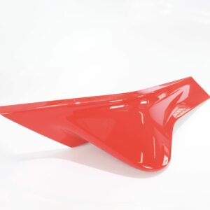 UPPER DECO PLATE - HEADLIGHT - FIRE RED - RIGHT - CFMoto OEM - 5BY0-041023-0R400