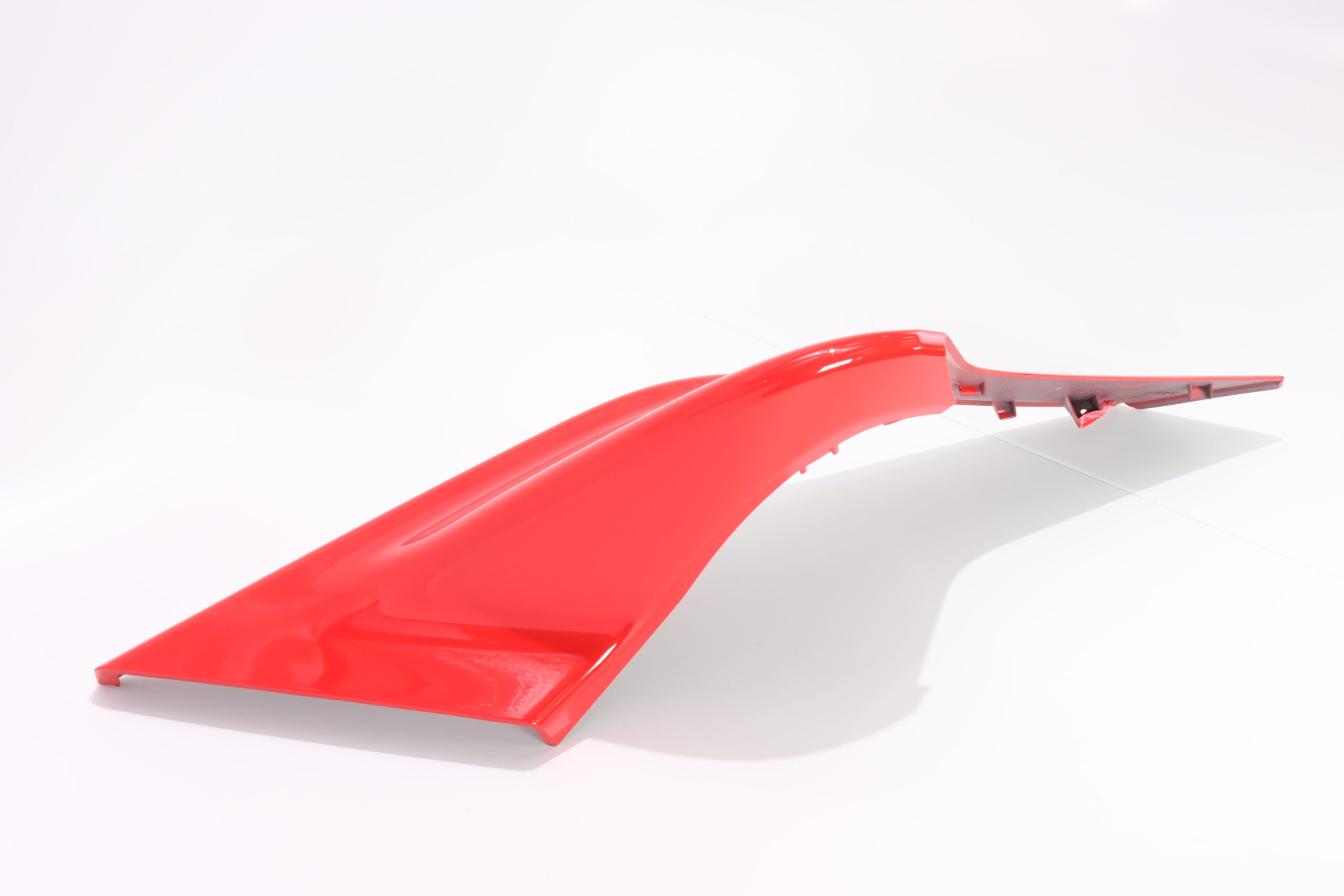 UPPER DECO PLATE - HEADLIGHT - FIRE RED - RIGHT - CFMoto OEM - 5BY0-041023-0R400 - Image 3