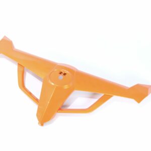 FRONT DECO PLATE, LAVA ORANGE, CFMoto OEM - 7000-042612-0YD00