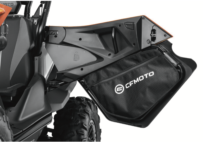 Soft Storage Bags - PAIR - 2021-2022 950 Sport, 2022+ 950 HO Sport & EX - CFMoto OEM - 5BYV-806500-1000 *** CLEARANCE *** NO RETURNS ***