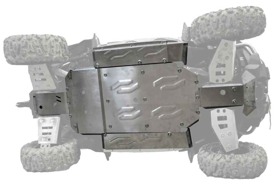 Alloy Central Skid Plate - Rival - 2013+ ZForce 800EX & 2018-2019 ZForce 1000