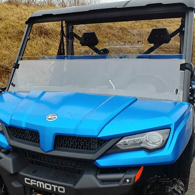 Half Windshield, 2019+ UForce 1000 - Quick Install Straps - 3 Star Industries - Image 3