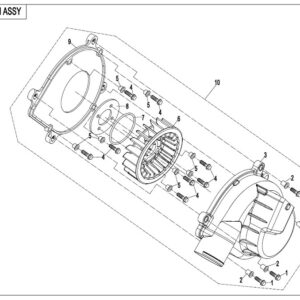Diagram:  2017 CFMoto ZFORCE 800 Trail CF800US-A COOLING FAN (ENG) [E30]