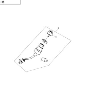 Diagram:  2017 CFMoto ZFORCE 800 Trail CF800US-A LOCK KITS [F01]