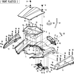 Diagram:  2017 CFMoto ZFORCE 800 Trail CF800US-A FRONT PLASTICS-2 [F04-2]