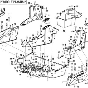 Diagram:  2017 CFMoto ZFORCE 800 Trail CF800US-A MIDDLE PLASTICS-2 [F04-4]