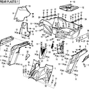 Diagram:  2017 CFMoto ZFORCE 800 Trail CF800US-A REAR PLASTICS-1 [F04-5]