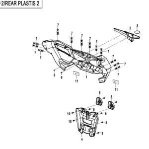 Diagram:  2017 CFMoto ZFORCE 800 Trail CF800US-A REAR PLASTICS-2 [F04-6]