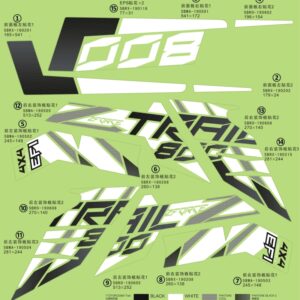 Diagram:  2017 CFMoto ZFORCE 800 Trail CF800US-A DECAL(USA) [F19-2]