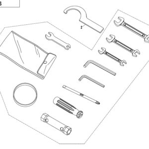 Diagram:  2017 CFMoto ZFORCE 800 Trail CF800US-A TOOLS [F20]