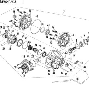 Diagram:  2017 CFMoto ZFORCE 800 Trail CF800US-A FRONT DIFFERENTIAL [F29]