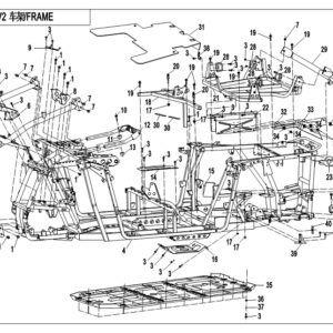 Diagram:  2018 CFMoto ZFORCE 800 Trail CF800US-A FRAME [F03-V2]
