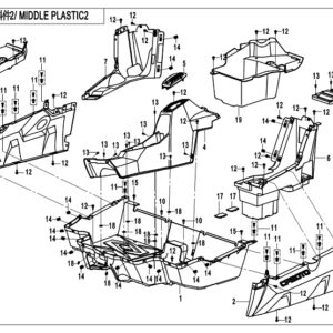 Diagram:  2018 CFMoto ZFORCE 800 Trail CF800US-A MIDDLE PLASTICS 2 [F04-4]