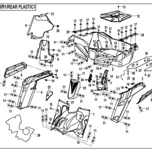 Diagram:  2018 CFMoto ZFORCE 800 Trail CF800US-A REAR PLASTICS 1 [F04-6-V2]