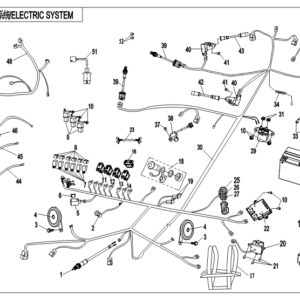 Diagram:  2018 CFMoto ZFORCE 800 Trail CF800US-A ELECTRIC SYSTEM(SUMITOMO - Vehicles Built Before 10/25/2017) [F15-1-B]