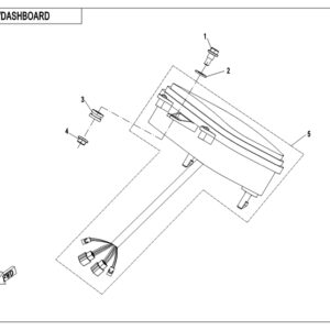 Diagram:  2018 CFMoto ZFORCE 800 Trail CF800US-A DASHBOARD [F17]