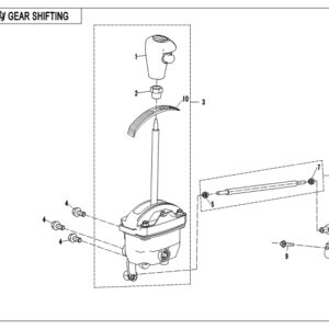 Diagram:  2018 CFMoto ZFORCE 800 Trail CF800US-A GEAR SHIFTING [F32]