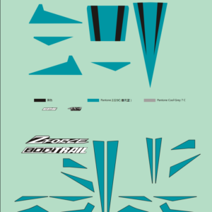 Diagram:  2018 CFMoto ZFORCE 800 Trail CF800US-A DECAL(USA) BLACK [F19-J]