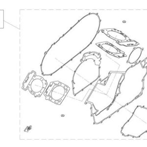 Diagram:  2018 CFMoto ZFORCE 800 Trail CF800US-A ENGINE GASKET SET [R01]