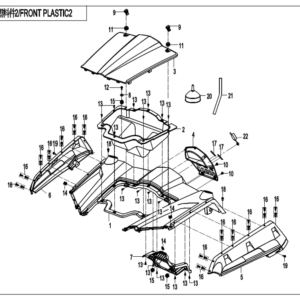 Diagram:  2022 CFMoto ZFORCE 800 Trail CF800US-A FRONT PLASTICS 2 [F04-2]