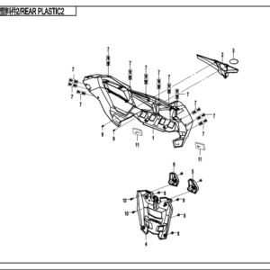 Diagram:  2022 CFMoto ZFORCE 800 Trail CF800US-A REAR PLASTICS 2 [F04-7]