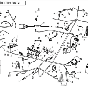 Diagram:  2022 CFMoto ZFORCE 800 Trail CF800US-A ELECTRIC SYSTEM [F15-1-V4]