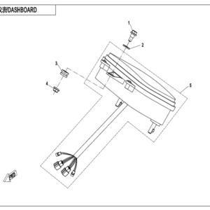 Diagram:  2022 CFMoto ZFORCE 800 Trail CF800US-A DASHBOARD [F17]