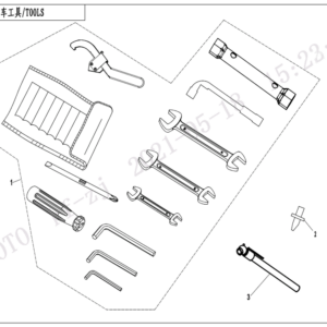 Diagram:  2022 CFMoto ZFORCE 800 Trail CF800US-A TOOLS [F20-V3]