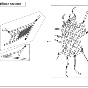 Diagram:  2022 CFMoto ZFORCE 800 Trail CF800US-A BODY ACCESSORIES [F26-1]