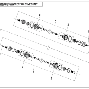 Diagram:  2022 CFMoto ZFORCE 800 Trail CF800US-A FRONT CV SHAFT [F27-D	]