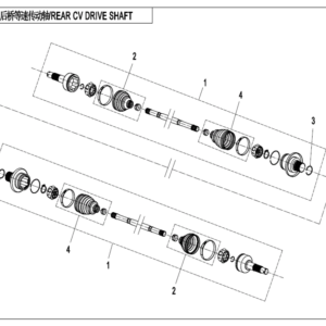 Diagram:  2022 CFMoto ZFORCE 800 Trail CF800US-A REAR CV SHAFT [F28-D		]
