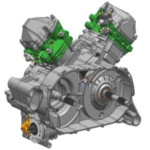 Diagram:  2022 CFMoto ZFORCE 800 Trail CF800US-A 2V91W WET CLUTCH ENGINE (SHORT OUTPUT SHAFT) [E00-2]