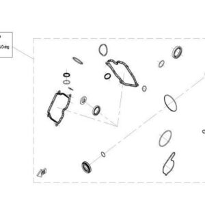 Diagram:  2022 CFMoto ZFORCE 800 Trail CF800US-A ENGINE OIL SEAL & O-RING SET [E30]