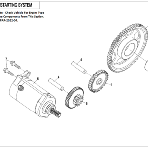 Diagram:  2022 CFMoto ZFORCE 800 Trail CF800US-A STARTING SYSTEM [E51]