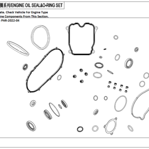 Diagram:  2022 CFMoto ZFORCE 800 Trail CF800US-A ENGINE OIL SEAL AND O-RING SET (DRY CLUTCH) [E53]