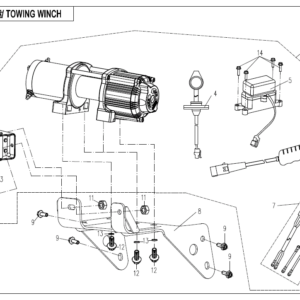 Diagram:  2020 CFMoto ZFORCE 800 Trail CF800US-A TOWING WINCH(SUMITOMO) [F15-2-B]