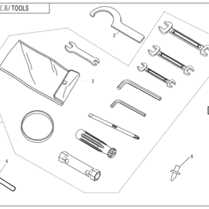 Diagram:  2020 CFMoto ZFORCE 800 Trail CF800US-A TOOLS [F20]