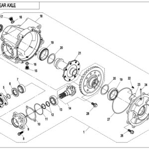 Diagram:  2020 CFMoto ZFORCE 800 Trail CF800US-A REAR AXLE(NO DIFFERENTIAL) [F33-B-V3]